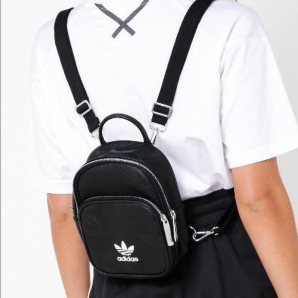 adidas originals classic mini faux leather backpack